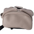 FENDI Strike Medium Backpack 7VZ070 Gray Beige Full Grain Leather